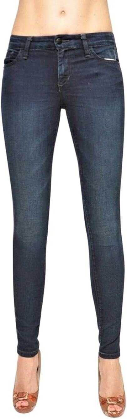 Joe's Womens 26 Dark Wash Skinny Ankle Jeans Stretch Mid Rise Denim Casual